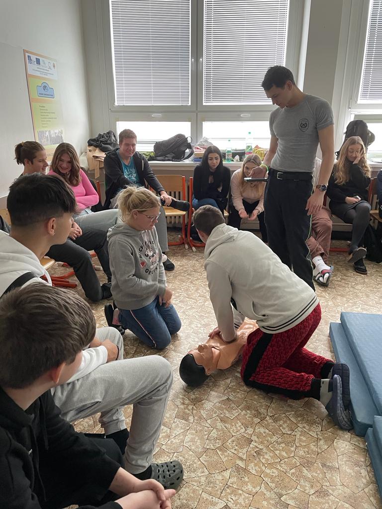 IŽáci ve škole Pod Šachtami